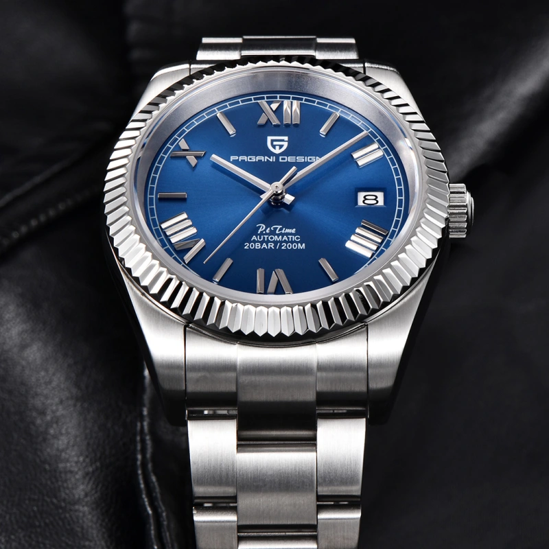 PAGANI DESIGN New Men's Automatic Watches 40mm full Stainless Steel Waterproof Mechanical Wrist Watch for Men PD1691