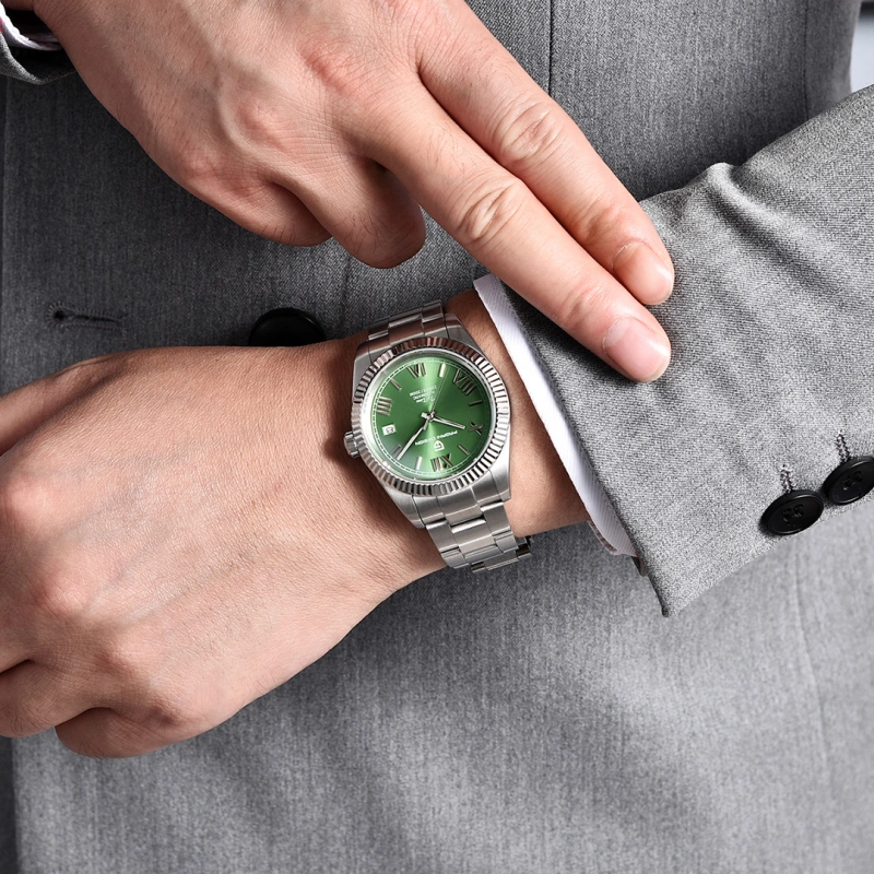 PAGANI DESIGN New Men's Automatic Watches 40mm full Stainless Steel Waterproof Mechanical Wrist Watch for Men PD1691
