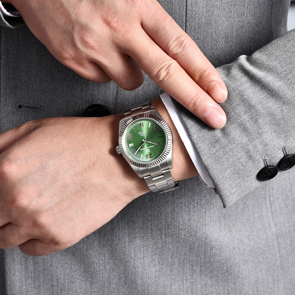 PAGANI DESIGN New Men's Automatic Watches 40mm full Stainless Steel Waterproof Mechanical Wrist Watch for Men PD1691