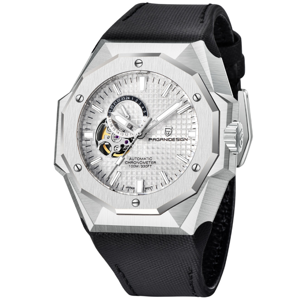 PAGANI DESIGN PD-YS010 Men's Automatic Watches 42mm Unique Stainless Steel Mechanical Wrist Watches for Men SEIKO NH39 Movement