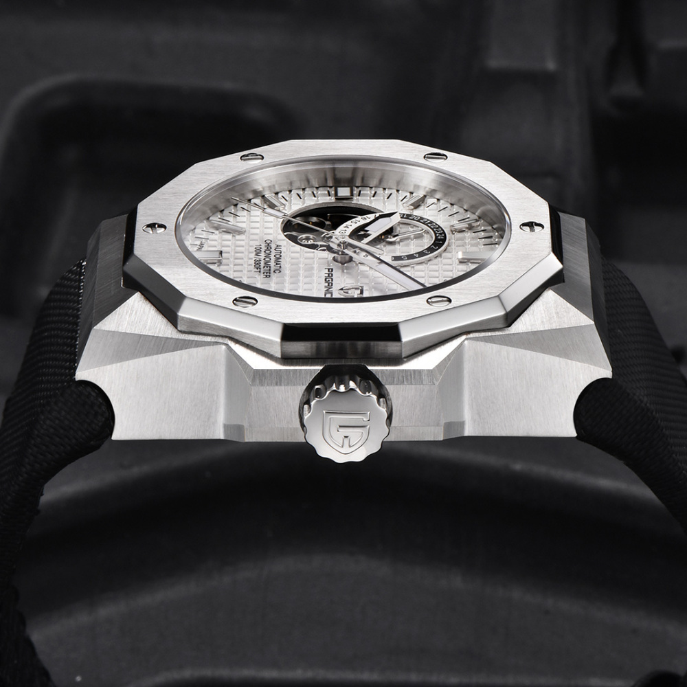 PAGANI DESIGN PD-YS010 Men's Automatic Watches 42mm Unique Stainless Steel Mechanical Wrist Watches for Men SEIKO NH39 Movement