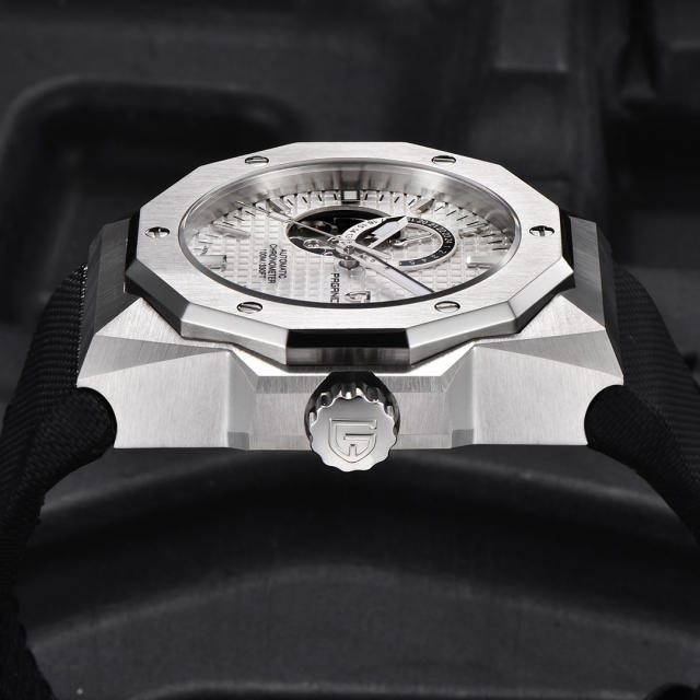 PAGANI DESIGN PD-YS010 Men's Automatic Watches 42mm Unique Stainless Steel Mechanical Wrist Watches for Men SEIKO NH39 Movement