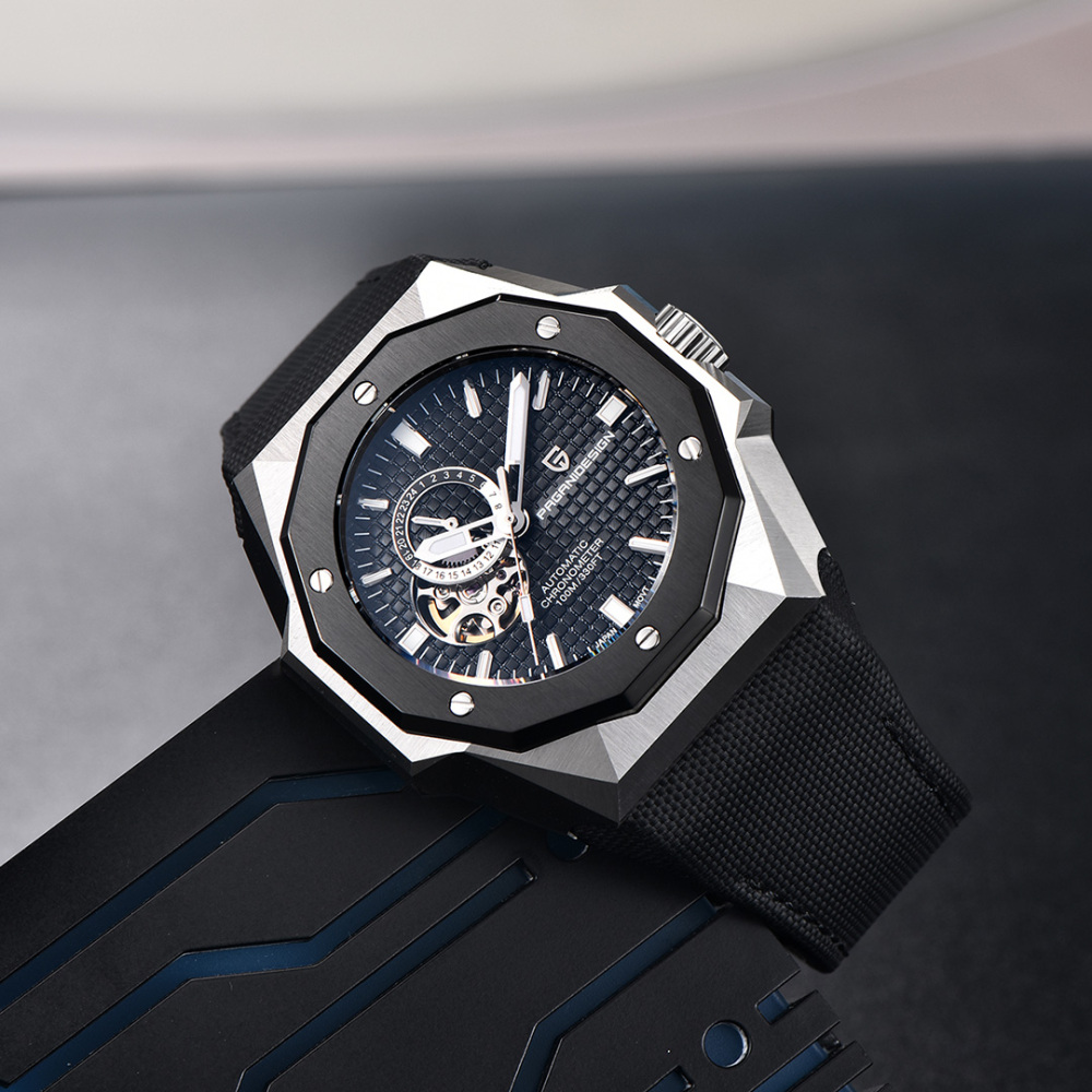 PAGANI DESIGN PD-YS010 Men's Automatic Watches 42mm Unique Stainless Steel Mechanical Wrist Watches for Men Japanese NH39 Movement