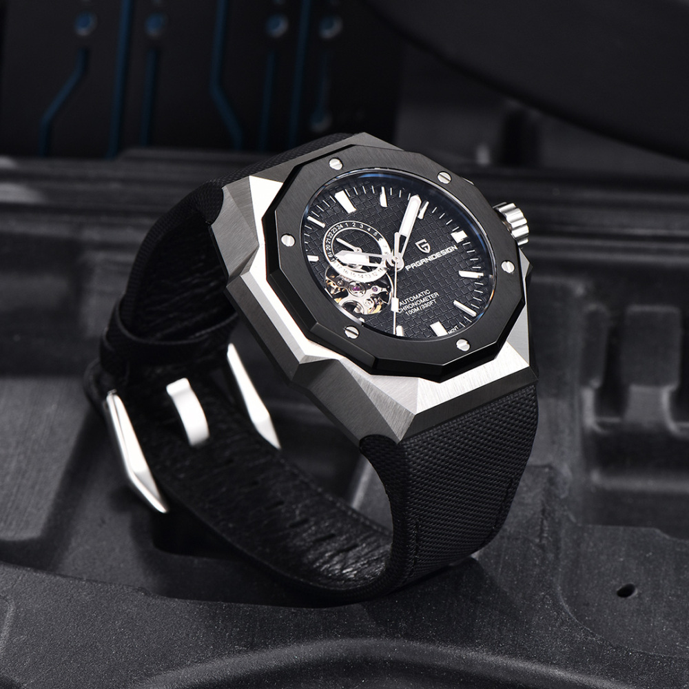 PAGANI DESIGN PD-YS010 Men's Automatic Watches 42mm Unique Stainless Steel Mechanical Wrist Watches for Men Japanese NH39 Movement