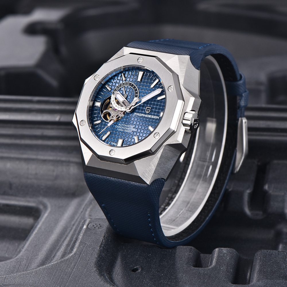 PAGANI DESIGN PD-YS010 Men's Automatic Watches 42mm Unique Stainless Steel Mechanical Wrist Watches for Men Japanese NH39 Movement