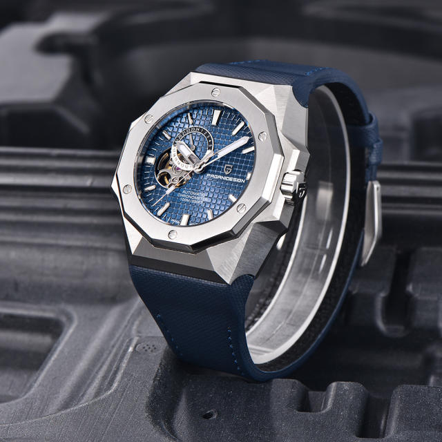 PAGANI DESIGN PD-YS010 Men's Automatic Watches 42mm Unique Stainless Steel Mechanical Wrist Watches for Men SEIKO NH39 Movement