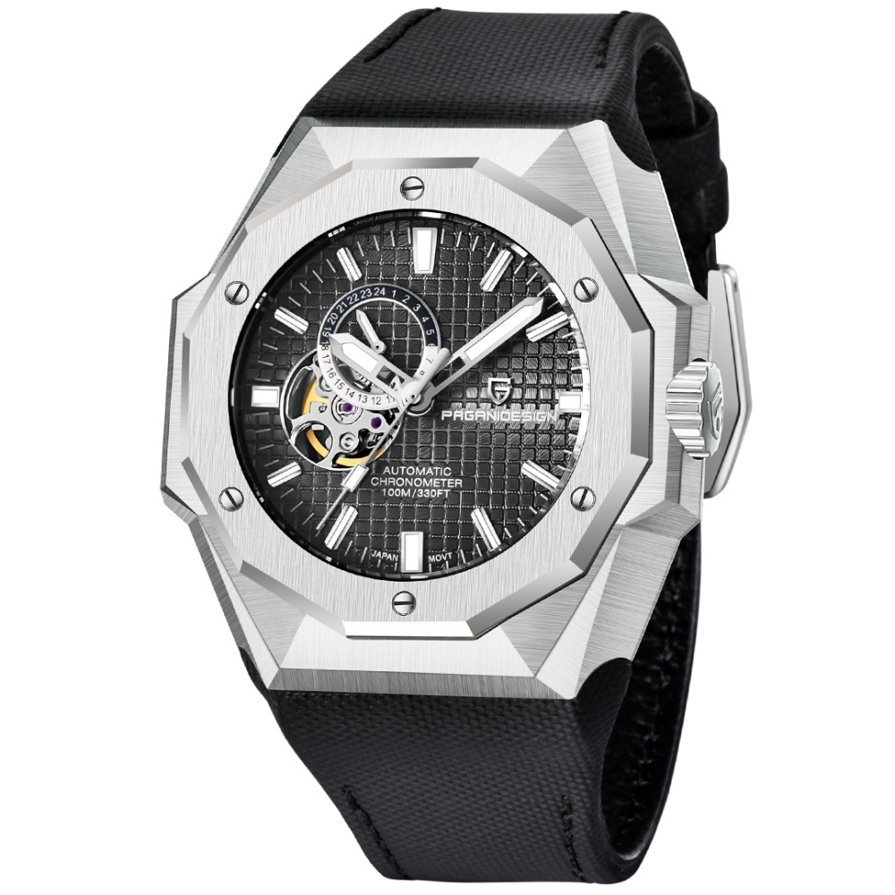 PAGANI DESIGN PD-YS010 Men's Automatic Watches 42mm Unique Stainless Steel Mechanical Wrist Watches for Men Japanese NH39 Movement