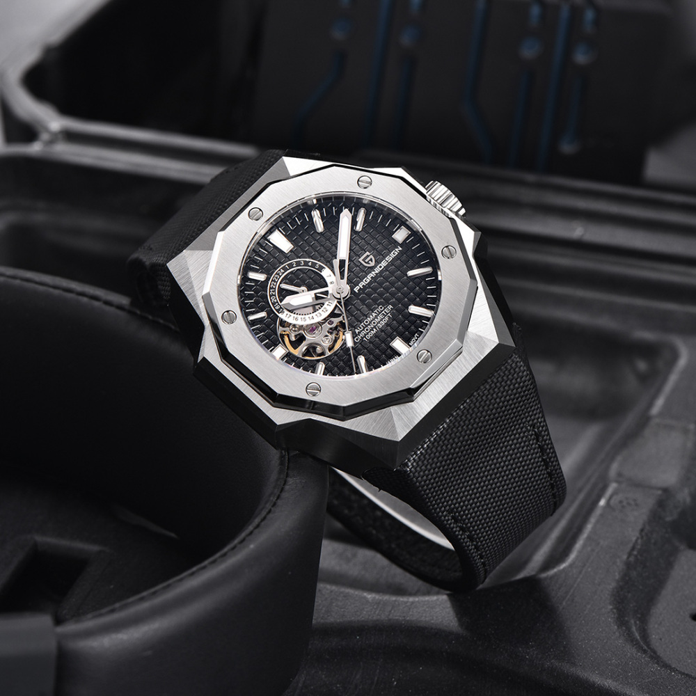 PAGANI DESIGN PD-YS010 Men's Automatic Watches 42mm Unique Stainless Steel Mechanical Wrist Watches for Men Japanese NH39 Movement