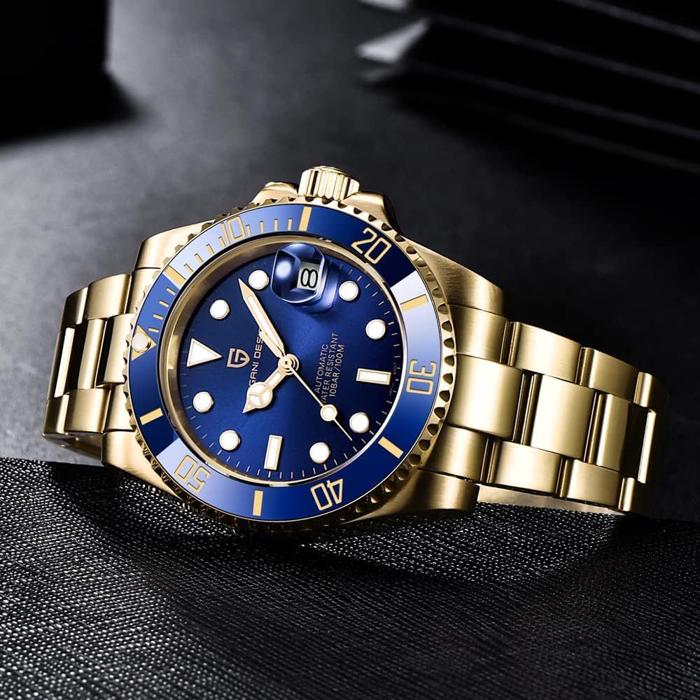 PAGANI DESIGN PD-1661 Automatic Men's Watches 40mm Top Brand Mechanical Wrist Watch for Men Sports Stainless Steel Watch Sapphire Waterproof