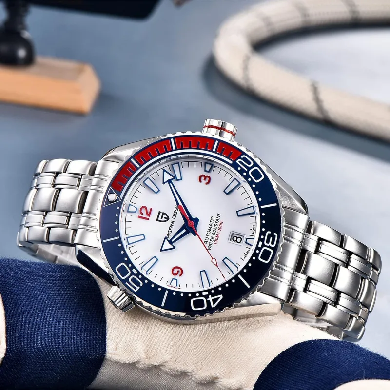 PAGANI DESIGN PD-1679 Men's Watches Automatic Mechanical Wristwatch Ceramic Bezel Waterproof Top Brand Sports Watch New Sapphire Glass Watches Men