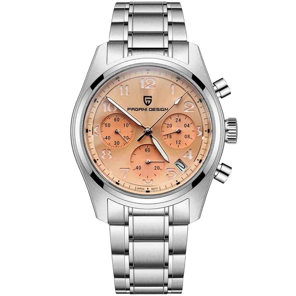 PAGANI DESIGN PD-1773 Men's Chronograph Quartz Watches 38MM