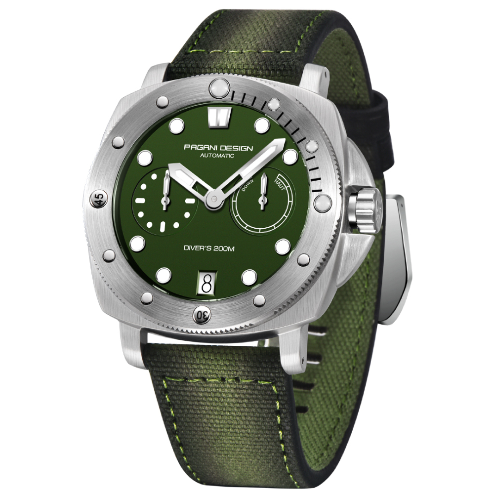 PAGANI DESIGN PD-1767 Men's Automatic Watches 41mm Stainless Steel Unique Waterproof Mechanical Sports Wrist Watch for Men Sapphire Glass With AR Coating