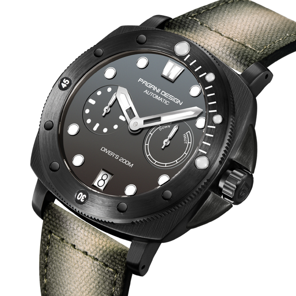 PAGANI DESIGN PD-1767 Men's Automatic Watches 41mm Stainless Steel Unique Waterproof Mechanical Sports Wrist Watch for Men Sapphire Glass With AR Coating