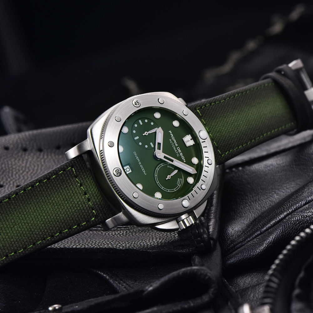PAGANI DESIGN PD-1767 Men's Automatic Watches 41mm Stainless Steel Unique Waterproof Mechanical Sports Wrist Watch for Men Sapphire Glass With AR Coating