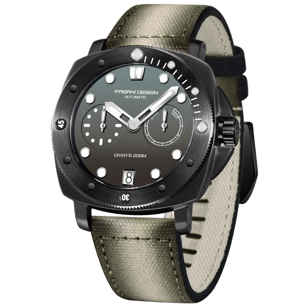 PAGANI DESIGN PD-1767 Men's Automatic Watches 41mm Stainless Steel Unique Waterproof Mechanical Sports Wrist Watch for Men Sapphire Glass With AR Coating