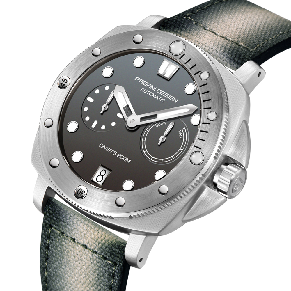 PAGANI DESIGN PD-1767 Men's Automatic Watches 41mm Stainless Steel Unique Waterproof Mechanical Sports Wrist Watch for Men Sapphire Glass With AR Coating