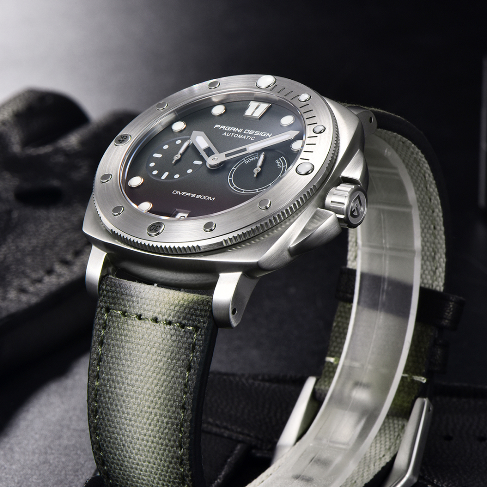 PAGANI DESIGN PD-1767 Men's Automatic Watches 41mm Stainless Steel Unique Waterproof Mechanical Sports Wrist Watch for Men Sapphire Glass With AR Coating