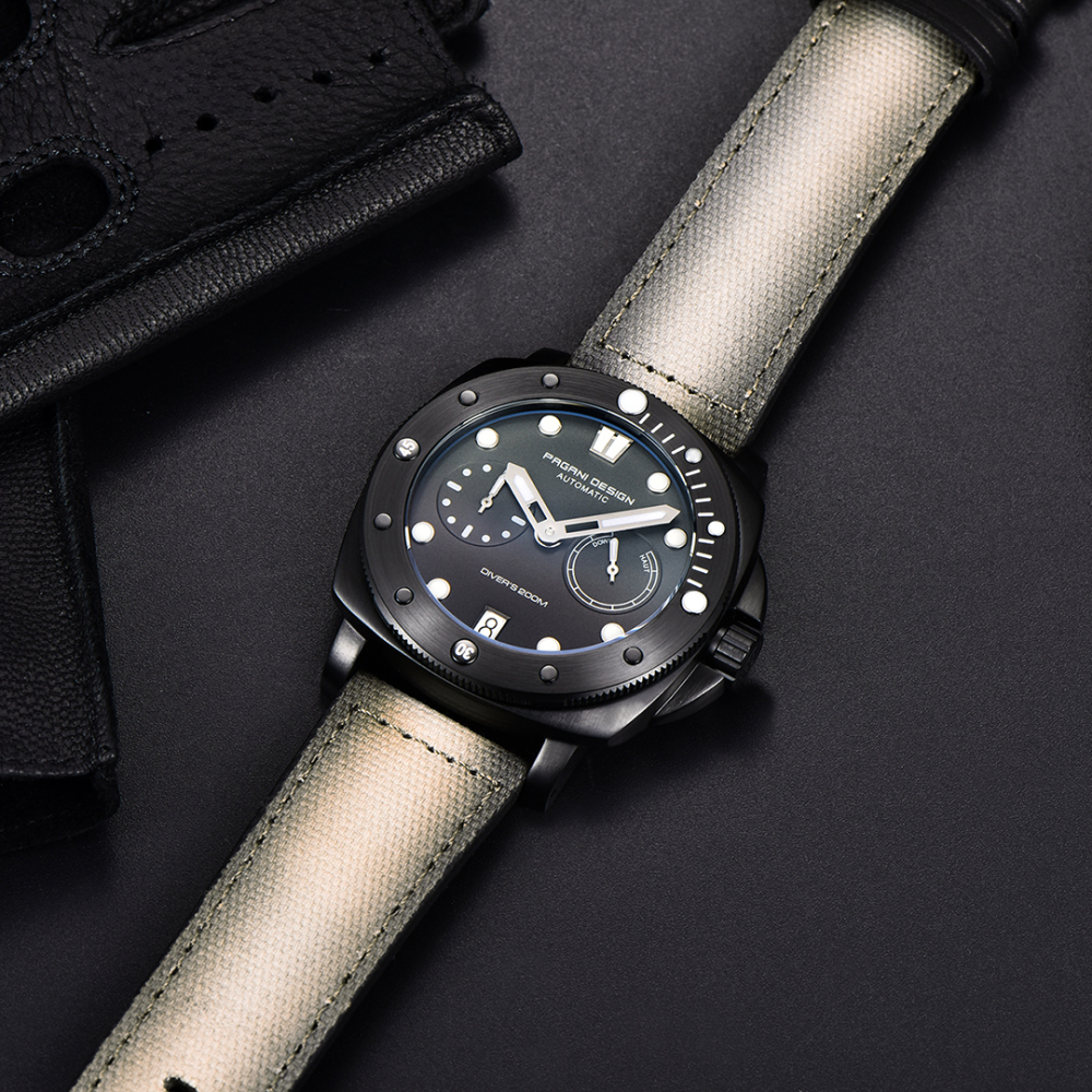 PAGANI DESIGN PD-1767 Men's Automatic Watches 41mm Stainless Steel Unique Waterproof Mechanical Sports Wrist Watch for Men Sapphire Glass With AR Coating