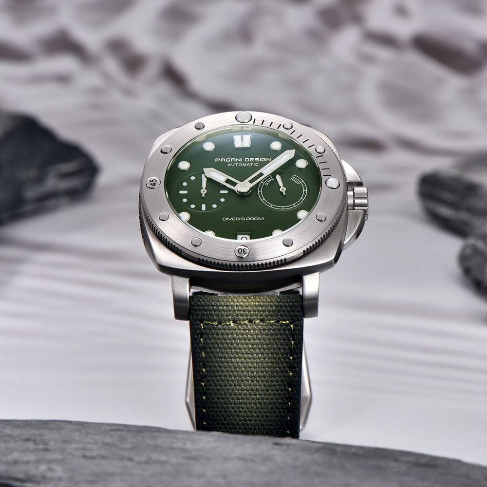 PAGANI DESIGN PD-1767 Men's Automatic Watches 41mm Stainless Steel Unique Waterproof Mechanical Sports Wrist Watch for Men Sapphire Glass With AR Coating