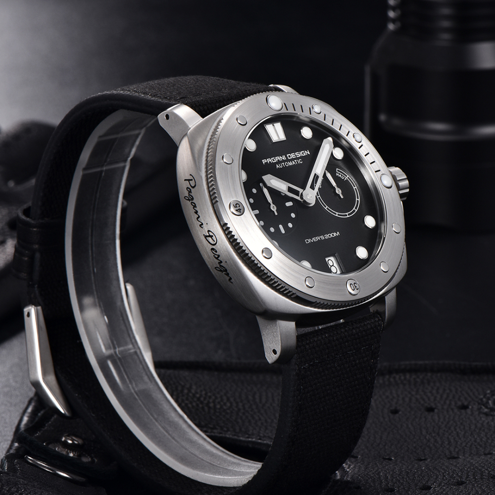 PAGANI DESIGN PD-1767 Men's Automatic Watches 41mm Stainless Steel Unique Waterproof Mechanical Sports Wrist Watch for Men Sapphire Glass With AR Coating