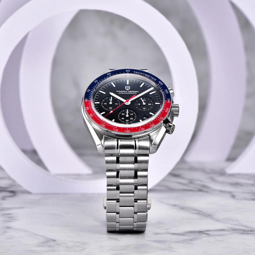 PAGANI DESIGN PD-1701 Men's Quartz Watches full Stainless Steel