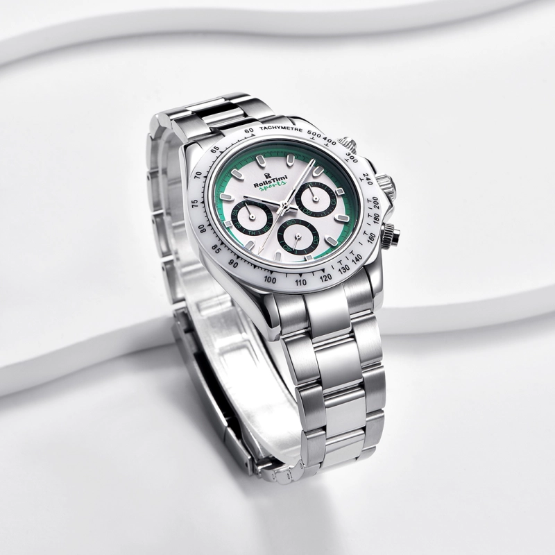 RollsTimi Men's Automatic Watches full Stainless Steel Mechanical Sports Wrist Watches for Men