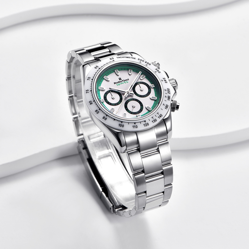RollsTimi Men's Automatic Watches full Stainless Steel Mechanical Sports Wrist Watches for Men