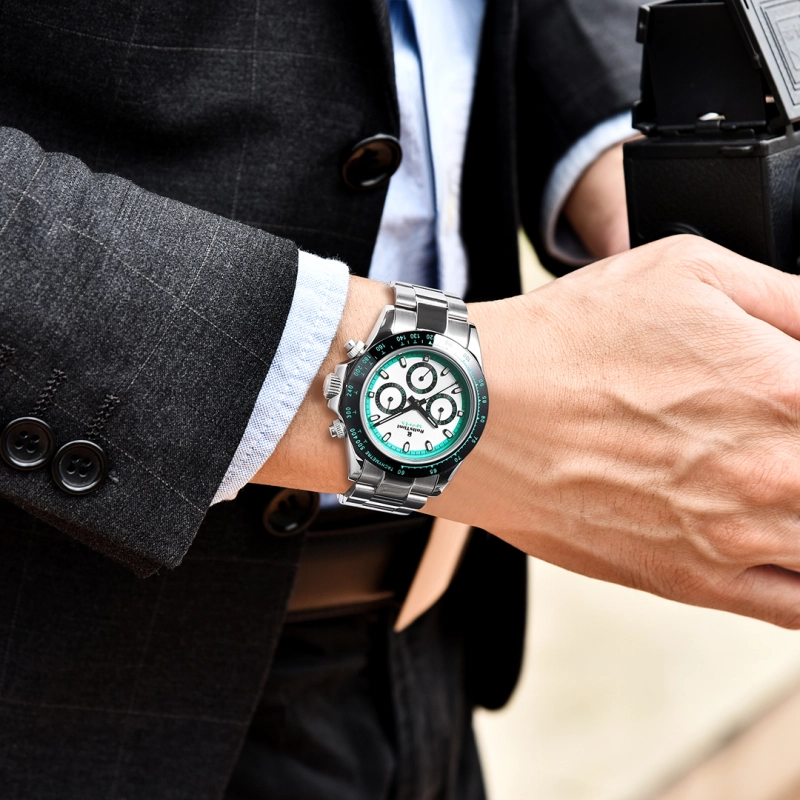 RollsTimi Men's Automatic Watches full Stainless Steel Mechanical Sports Wrist Watches for Men
