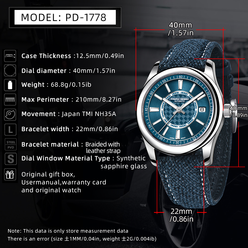 パンデイロ　CONTEMPORANEA Amazon.com: Pagani Design Men Automatic Watch Japan NH35