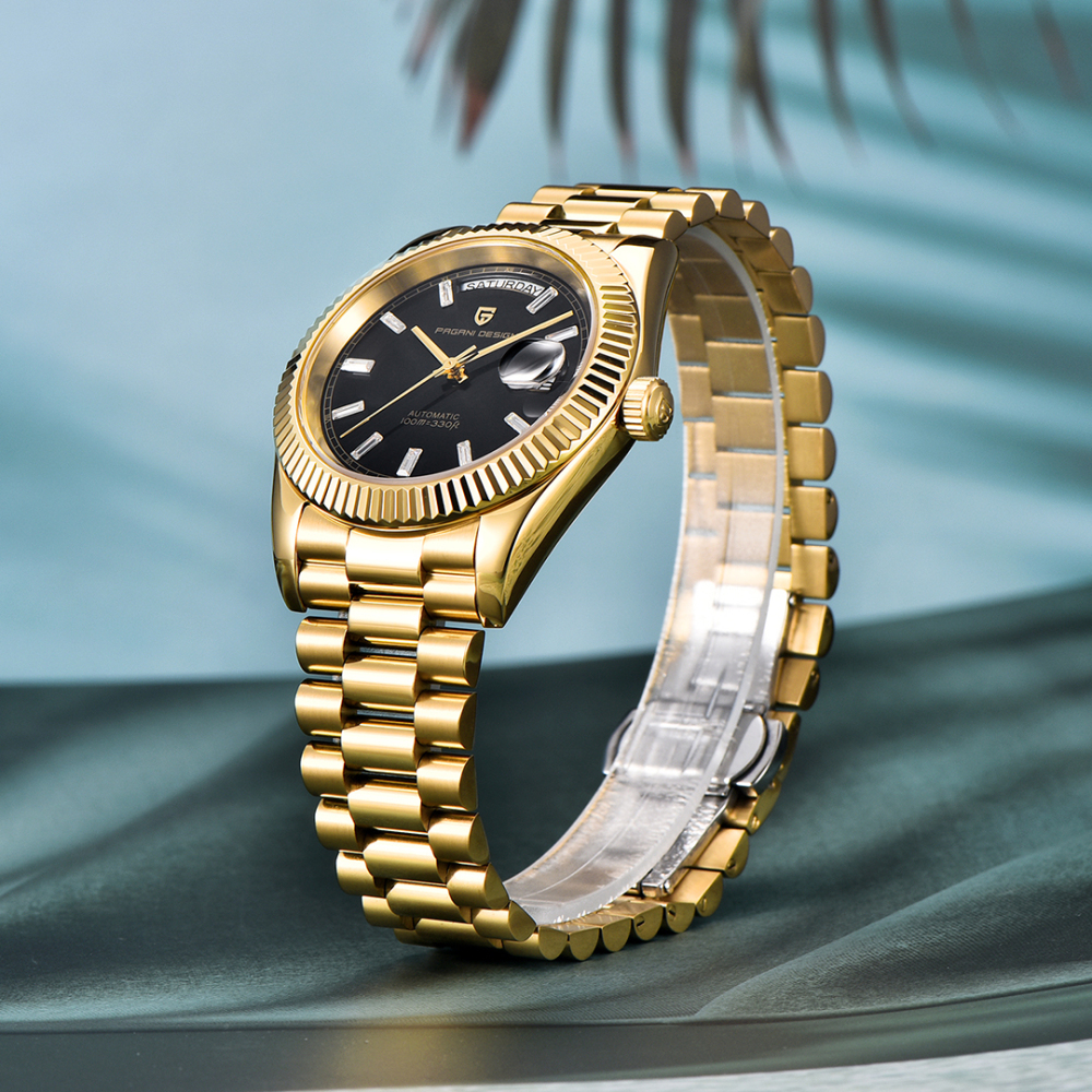 PAGANI DESIGN PD-1783 Men's Automatic Watches 40mm NH36A Mechanical Stainless Steel Luxury Wrist Watch for Men 100M Waterproof AR Coating