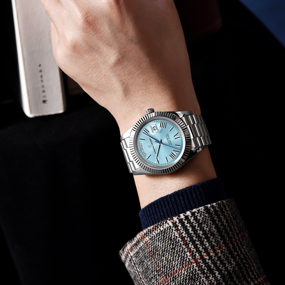 PAGANI DESIGN PD1783 Men's Automatic Watches 40mm NH36A Mechanical Stainless Steel Luxury Wrist Watch for Men 100M Waterproof AR Coating