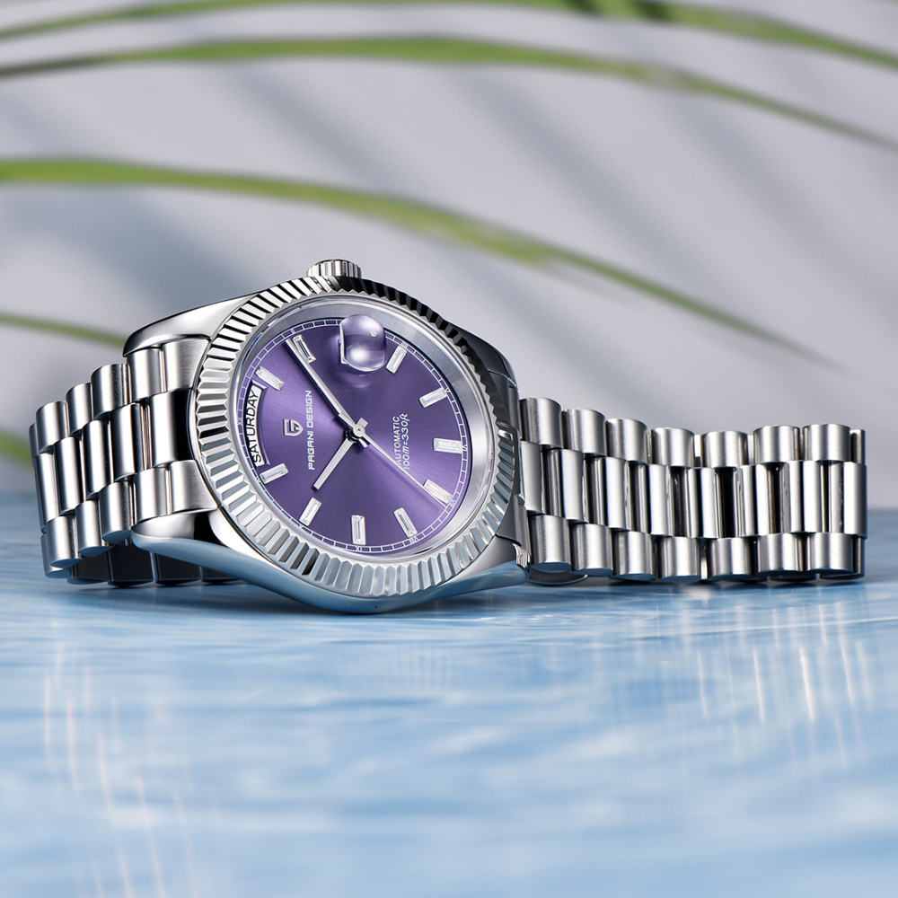 PAGANI DESIGN PD-1783 Men's Automatic Watches 40mm NH36A Mechanical Stainless Steel Luxury Wrist Watch for Men 100M Waterproof AR Coating