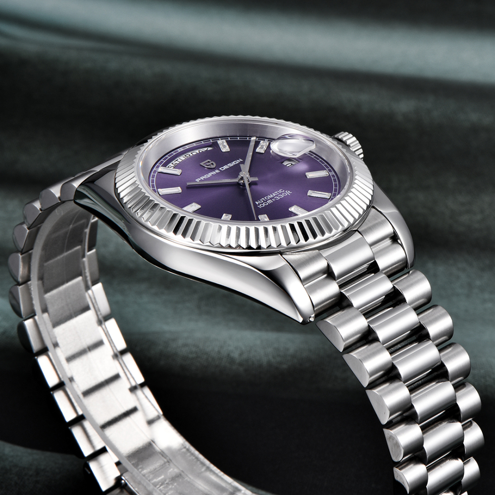 PAGANI DESIGN PD-1783 Men's Automatic Watches 40mm NH36A Mechanical Stainless Steel Luxury Wrist Watch for Men 100M Waterproof AR Coating