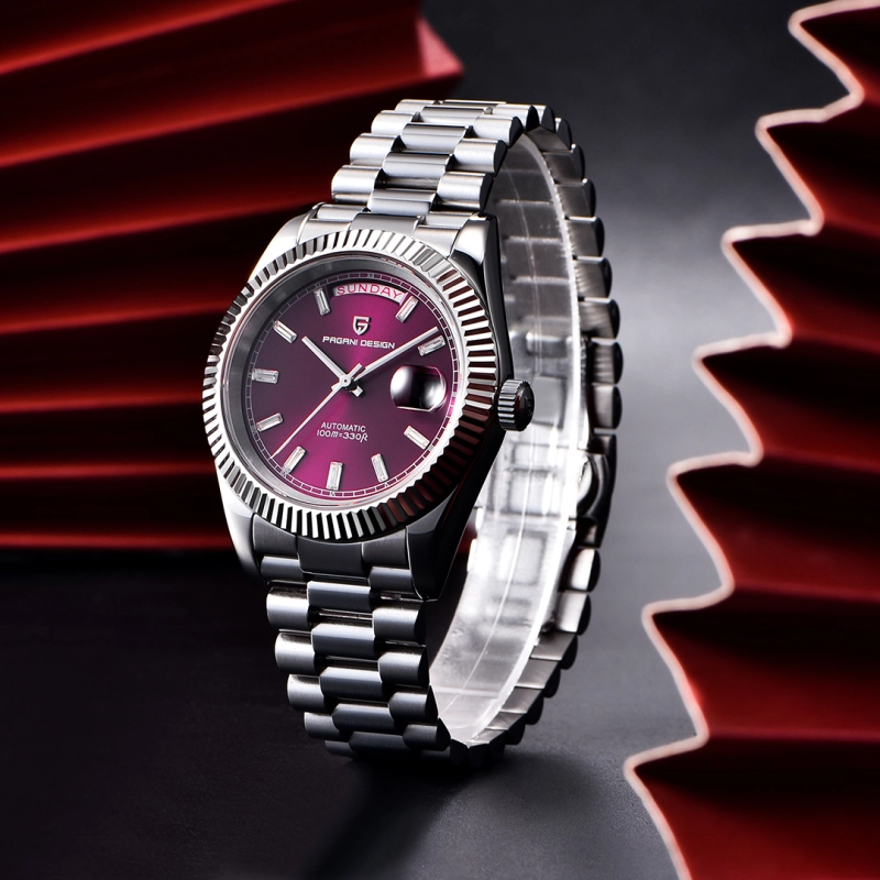 PAGANI DESIGN PD-1783 Men's Automatic Watches 40mm NH36A Mechanical Stainless Steel Luxury Wrist Watch for Men 100M Waterproof AR Coating