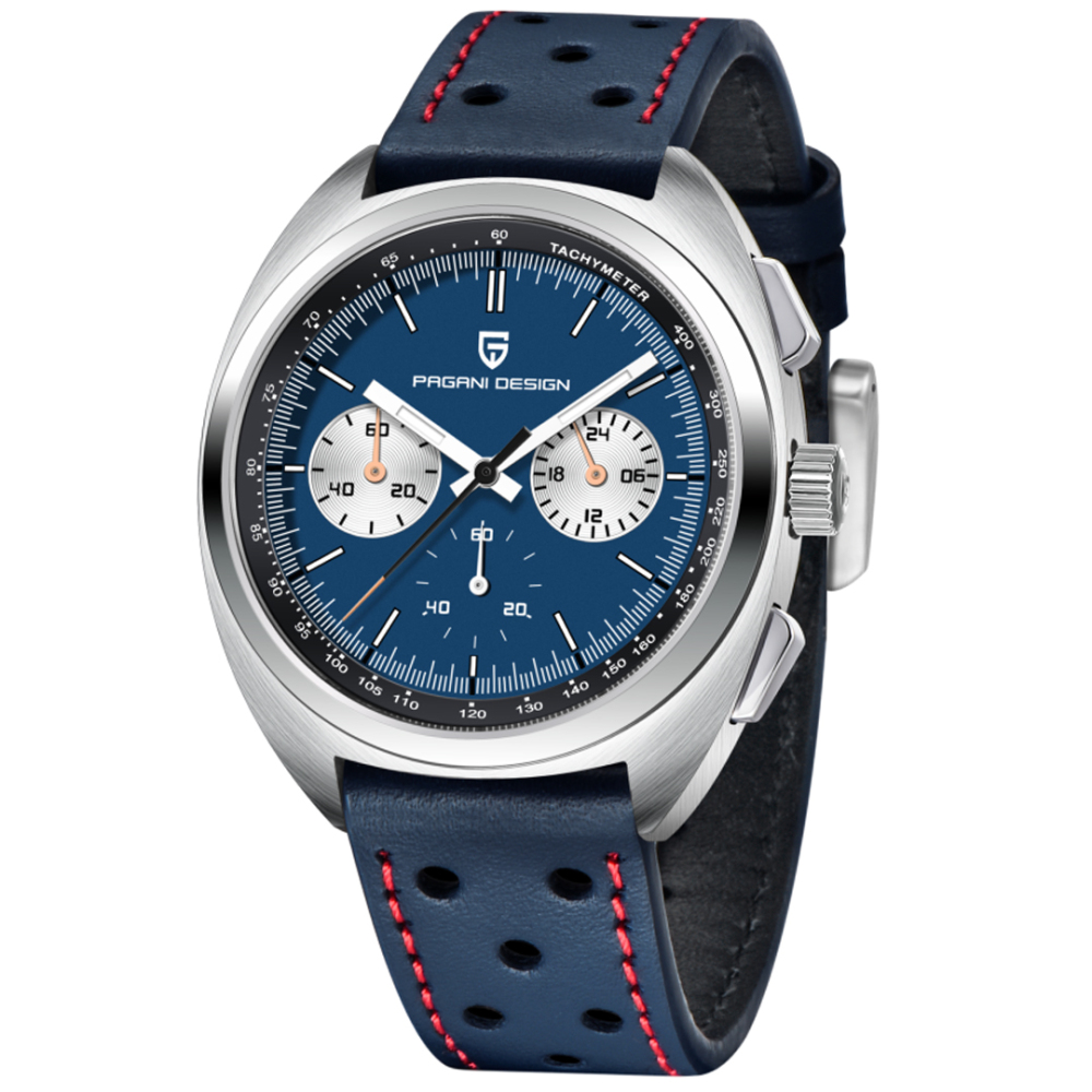 PAGANI DESIGN PD-1782 Men's Quartz Watches Chronograph Stainless Steel 40mm Sports Wrist Watch for Men