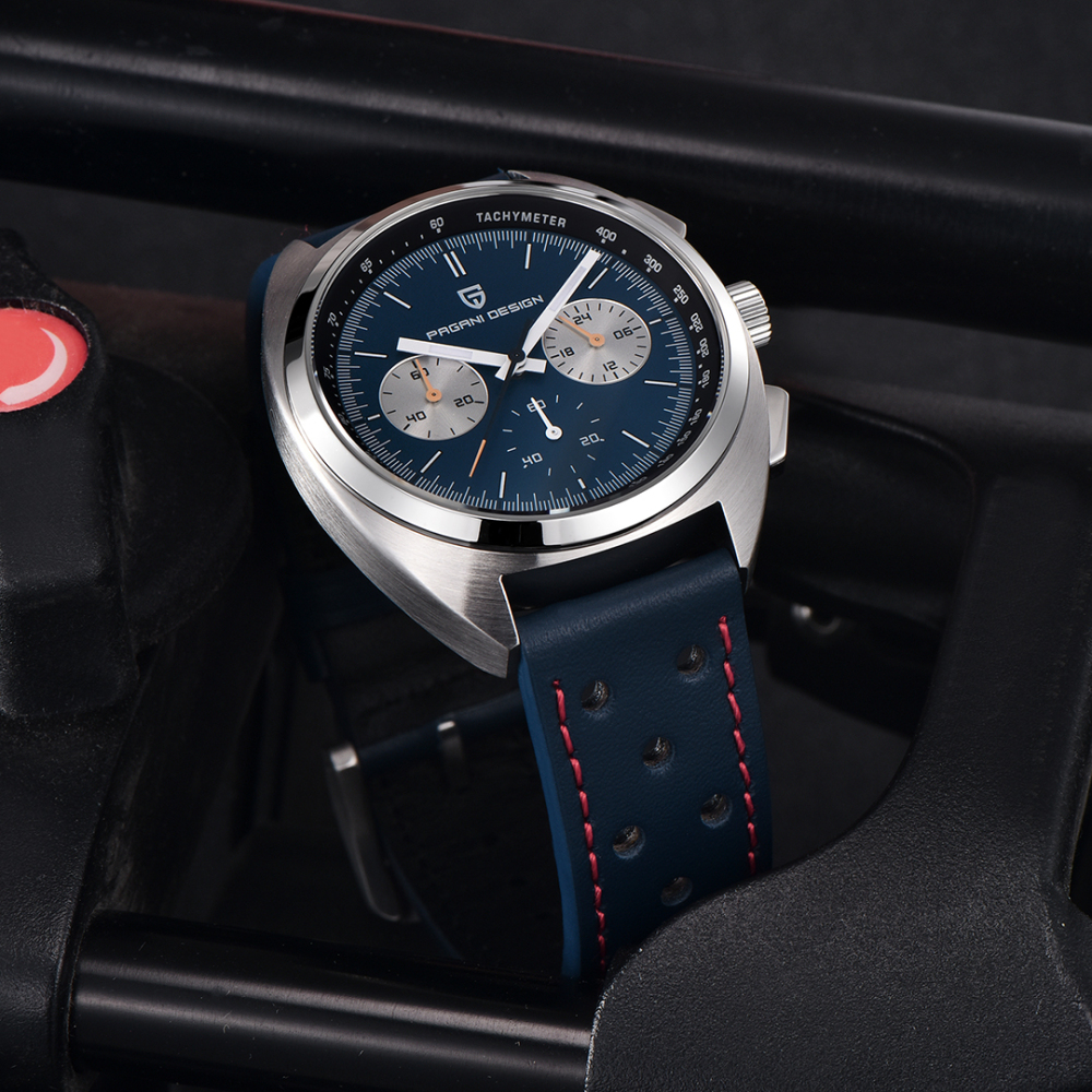 PAGANI DESIGN PD-1782 Men's Quartz Watches Chronograph Stainless Steel 40mm Sports Wrist Watch for Men