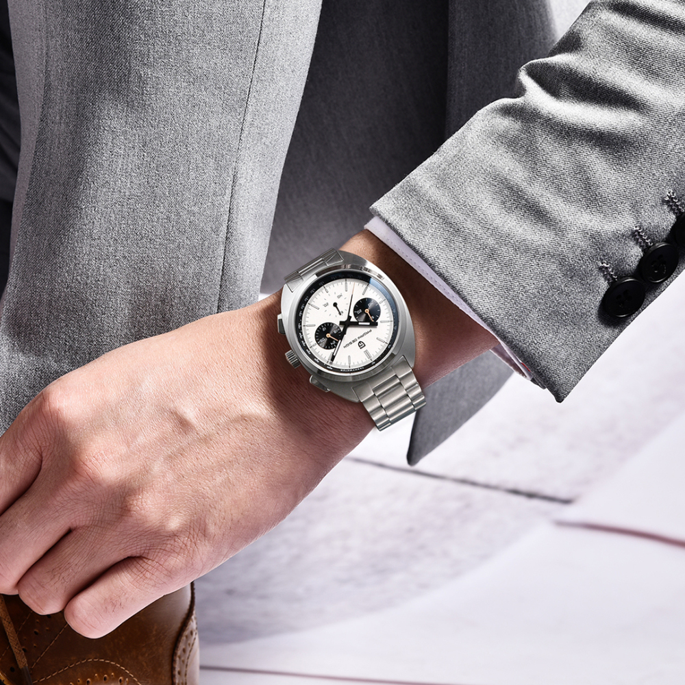 PAGANI DESIGN PD-1782 Men's Quartz Watches Chronograph Stainless Steel 40mm Sports Wrist Watch for Men