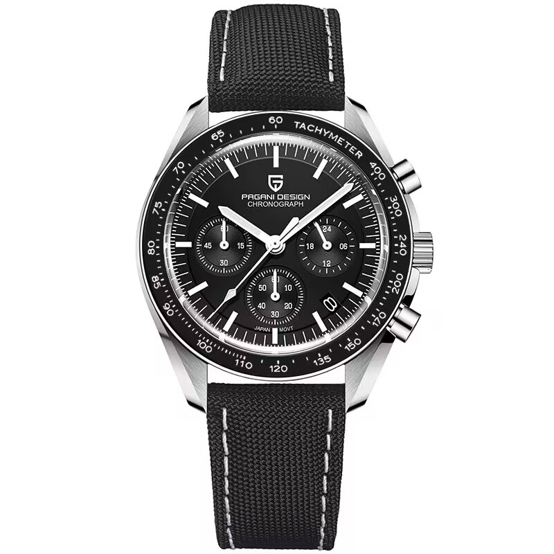 PAGANI DESIGN PD-1701 Men's Quartz Watches New Release full Stainless Steel Waterproof Sports Chronograph Wrist Watch for Men