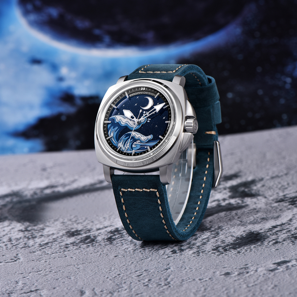 PAGANI DESIGN PD-YS014 Men's Automatic Watches 43mm Stainless Steel Mechanical Wrist Watch for Men NH35A Movement