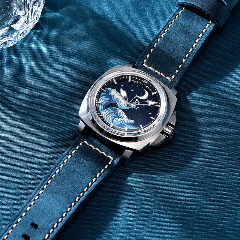 PAGANI DESIGN PD-YS014 Men's Automatic Watches 43mm Stainless Steel Mechanical Wrist Watch for Men NH35A Movement