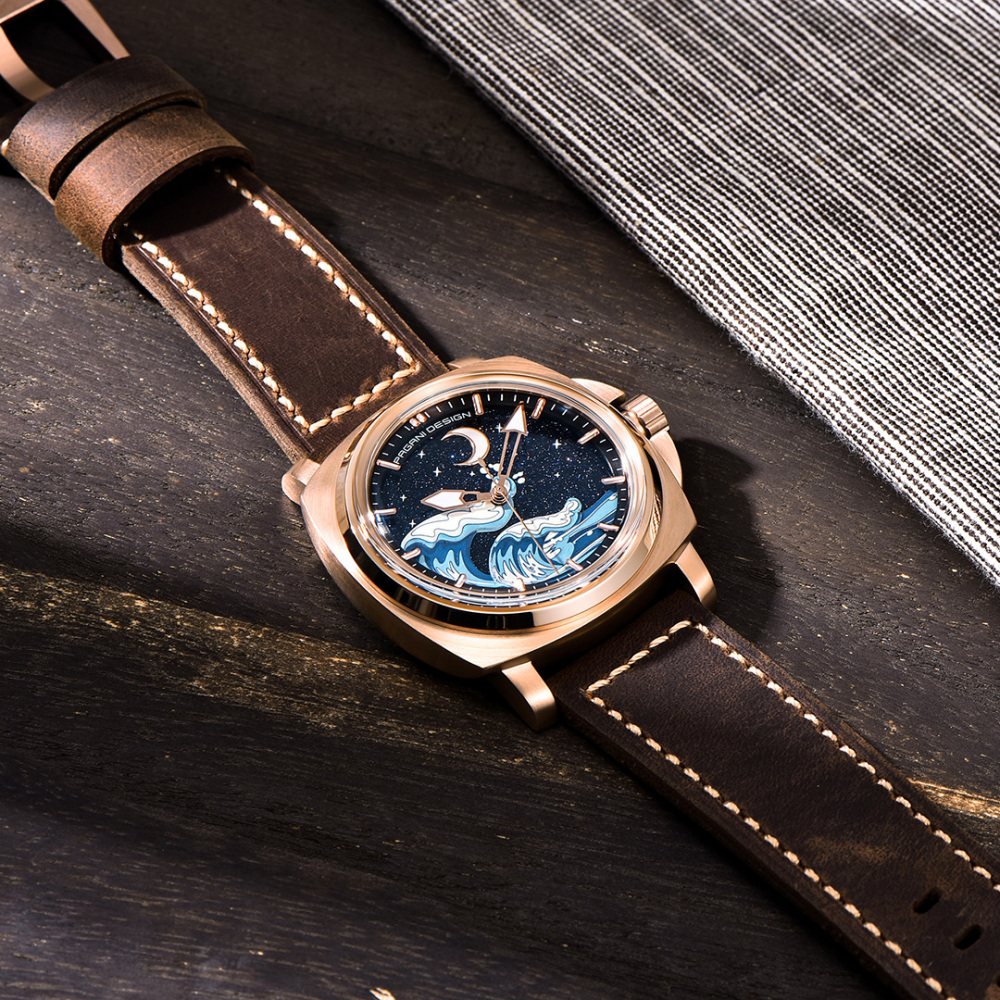 PAGANI DESIGN PD-YS014 Men's Automatic Watches 43mm Stainless Steel Mechanical Wrist Watch for Men NH35A Movement