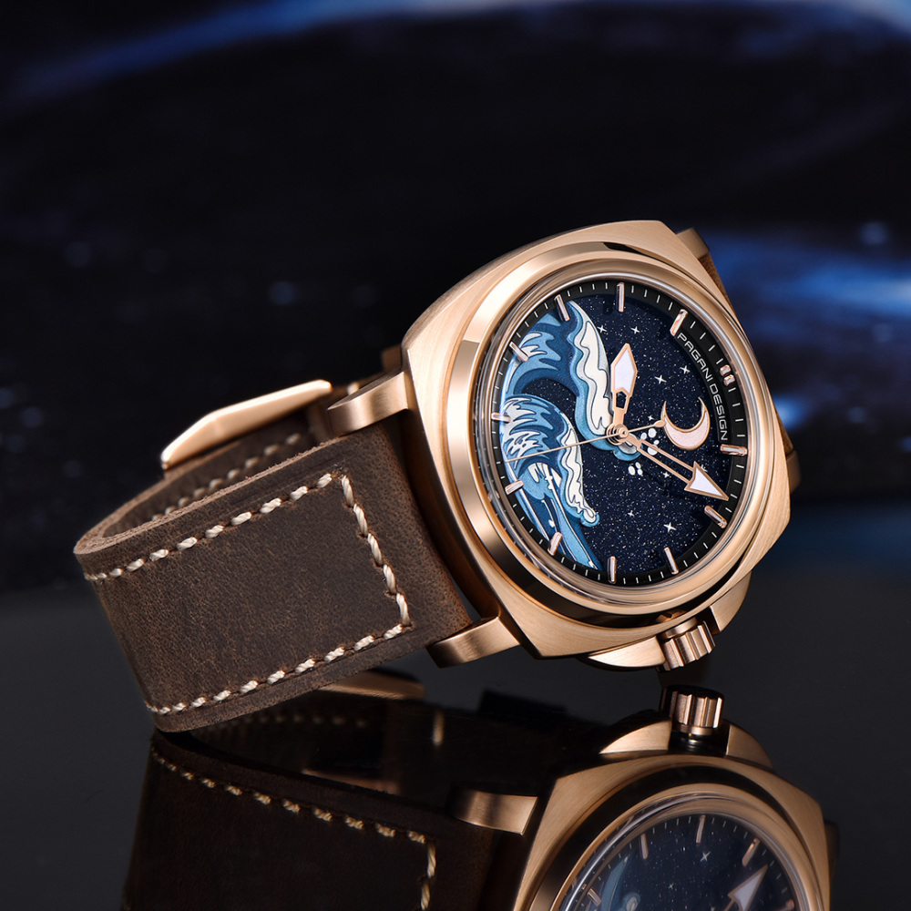 PAGANI DESIGN PD-YS014 Men's Automatic Watches 43mm Stainless Steel Mechanical Wrist Watch for Men NH35A Movement