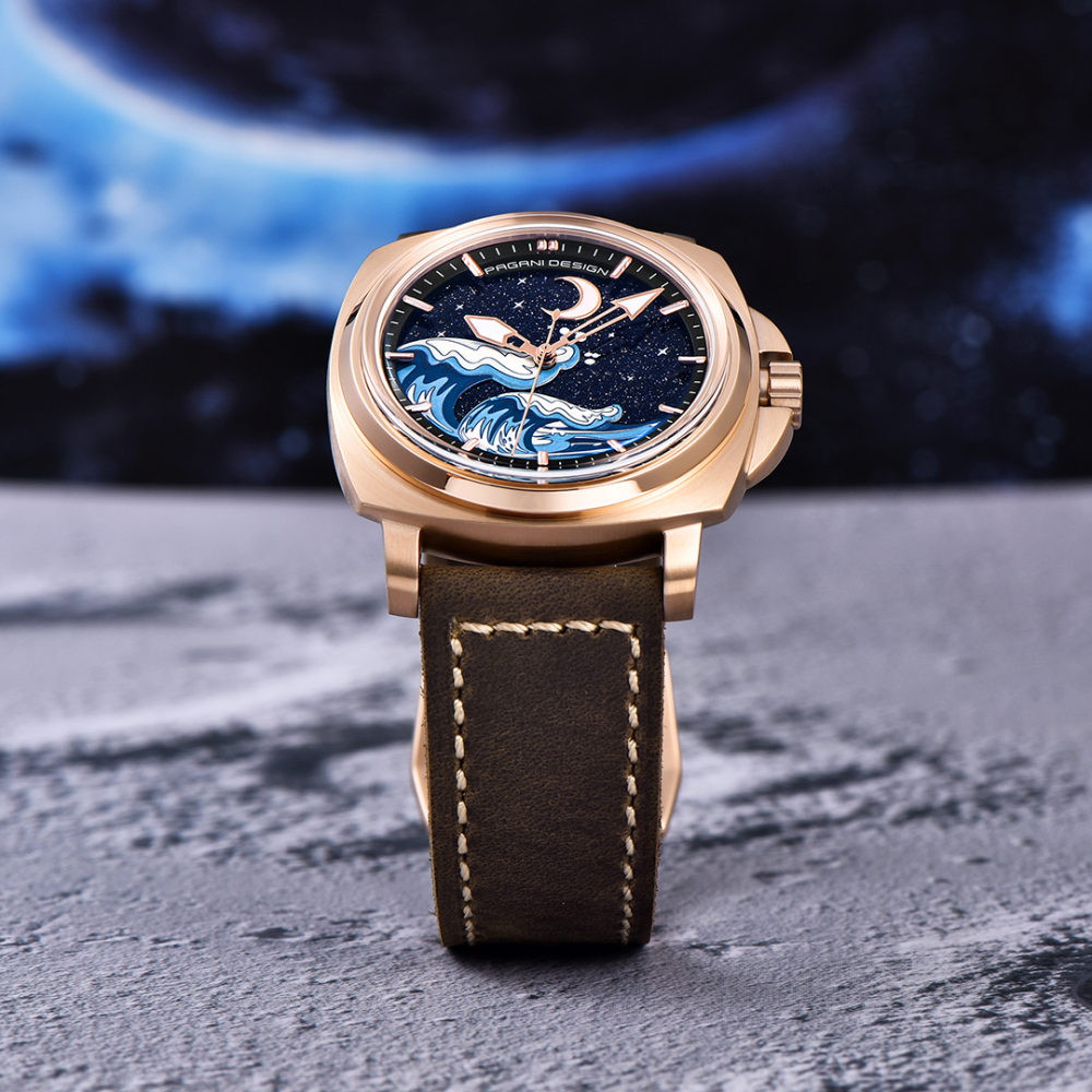 PAGANI DESIGN PD-YS014 Men's Automatic Watches 43mm Stainless Steel Mechanical Wrist Watch for Men NH35A Movement