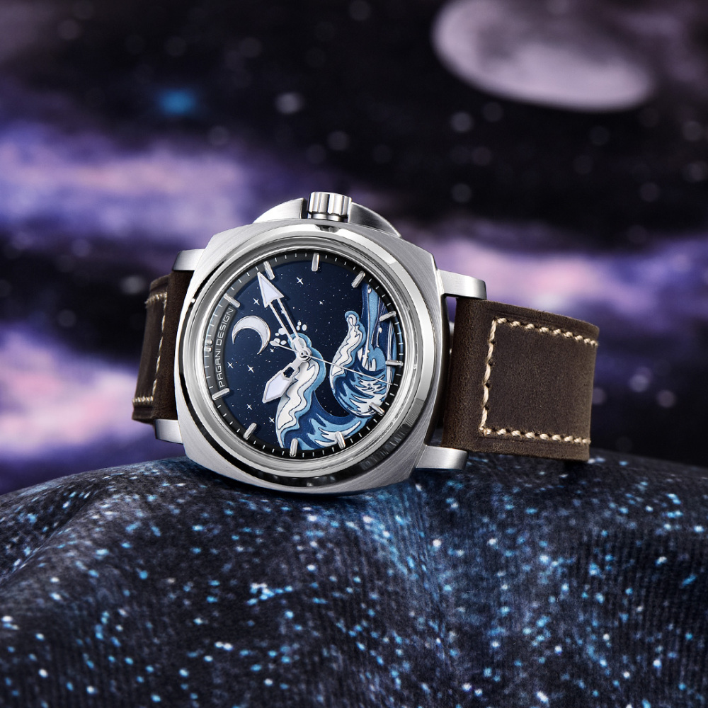 PAGANI DESIGN PD-YS014 Men's Automatic Watches 43mm Stainless Steel Mechanical Wrist Watch for Men NH35A Movement