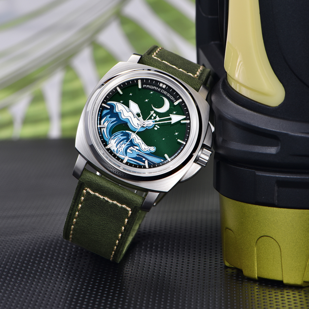 PAGANI DESIGN PD-YS014 Men's Automatic Watches 43mm Stainless Steel Mechanical Wrist Watch for Men NH35A Movement