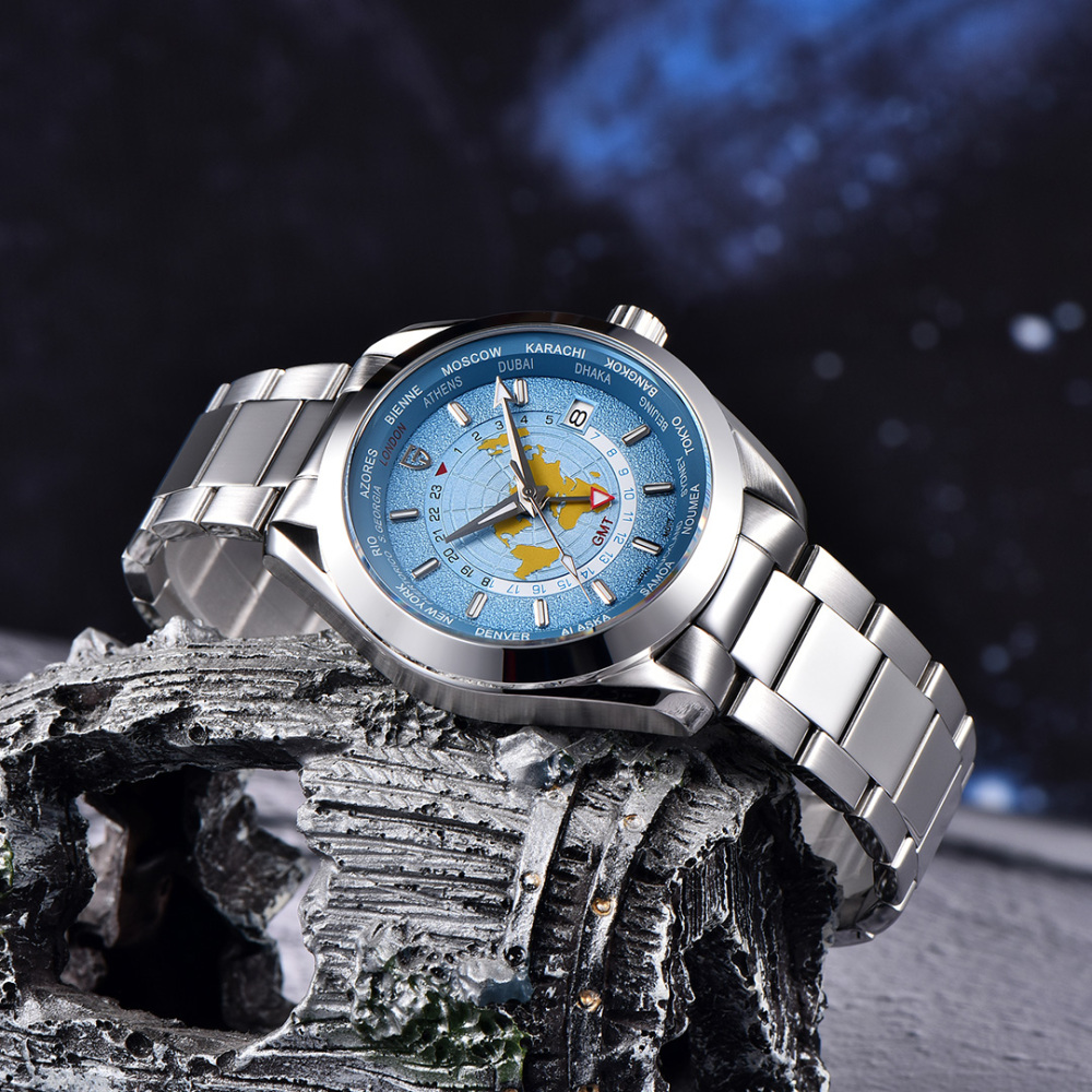 PAGANI DESIGN PD-1788 New Men's Watches NH34 GMT Automatic Mechanical Wrist Watches for Men 40mm Waterproof Stainless Steel Watch