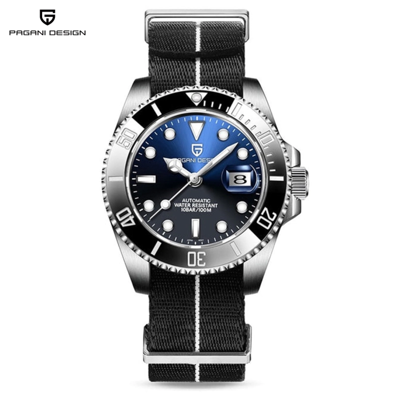 PAGANI DESIGN PD-1661 40mm Automatic Men's Watches Full Gold Stainless Steel Mechanical Wrist Watch for Men Sports Watches