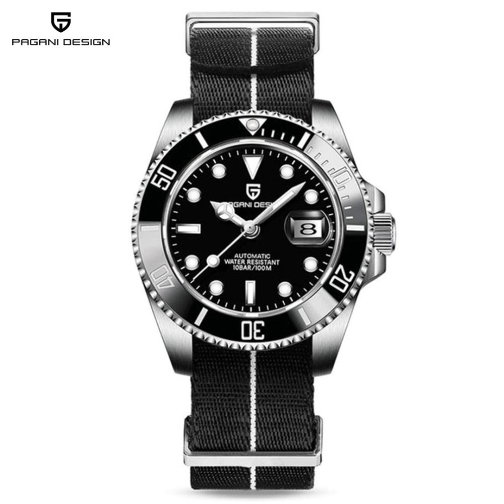 PAGANI DESIGN PD-1661 40mm Automatic Men's Watches Full Gold Stainless Steel Mechanical Wrist Watch for Men Sports Watches