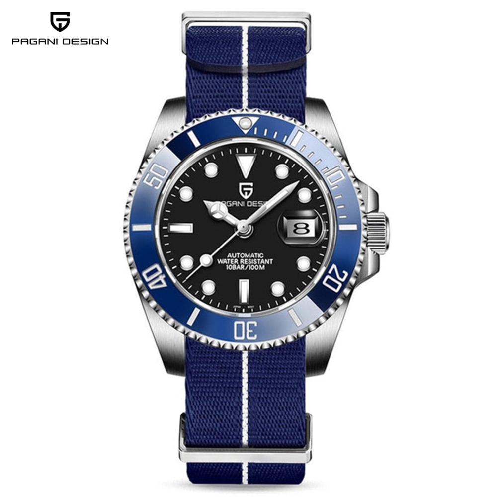 PAGANI DESIGN PD-1661 40mm Automatic Men's Watches Full Gold Stainless Steel Mechanical Wrist Watch for Men Sports Watches