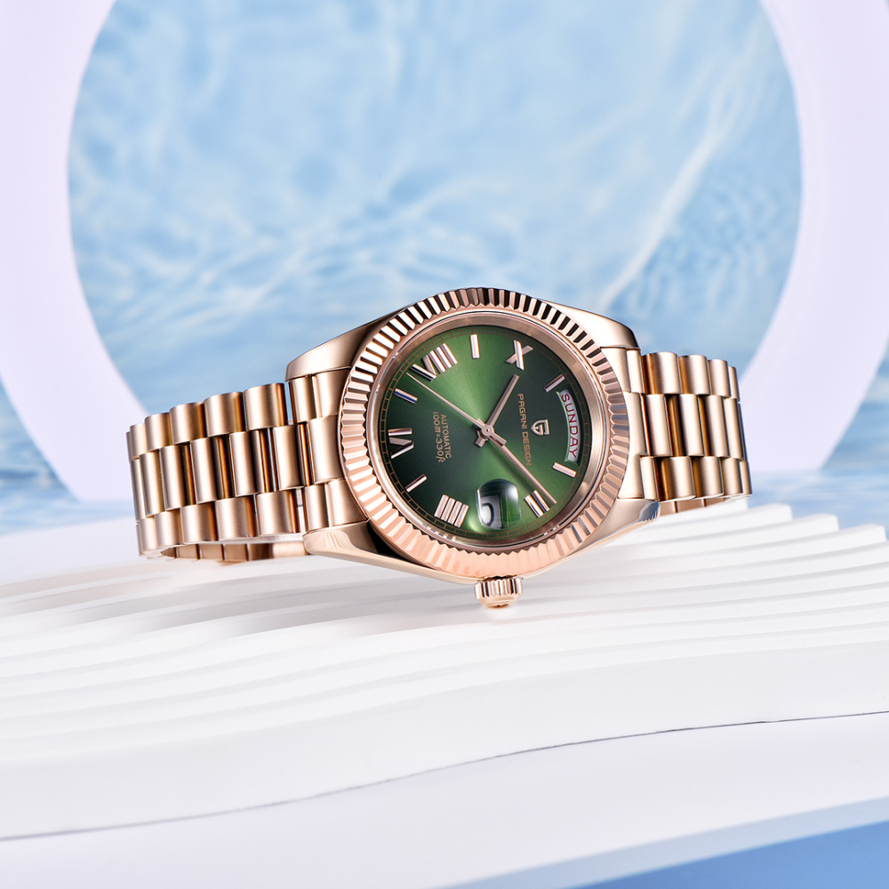 PAGANI DESIGN PD-1783 Men's Automatic Watches 40mm NH36A Mechanical Stainless Steel Luxury Wrist Watch for Men 100M Waterproof AR Coating